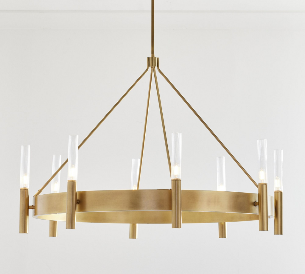 Victoria 8-Light Round Chandelier 44”