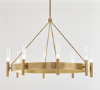 Victoria 8-Light Round Chandelier 44”