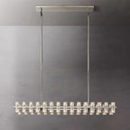 Industrial Rectangular Crystal Chandelier - Yami Lightings