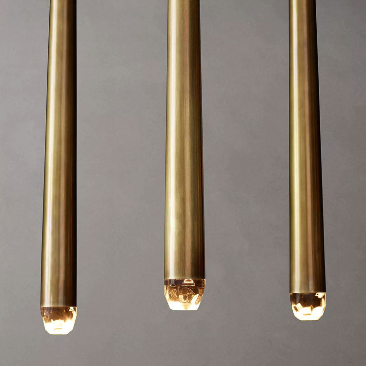 Artemis Linear Tapered Tubular Chandelier - Yami Lightings