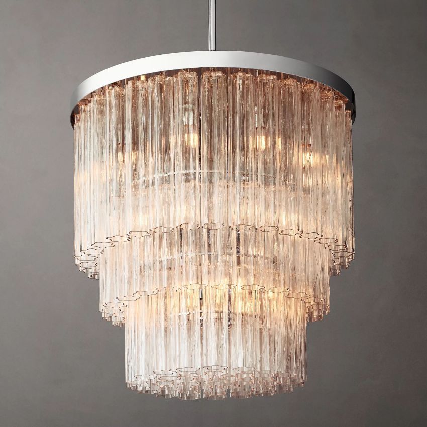 Cielo Three-Tier Round Chandelier 36" - Yami Lightings