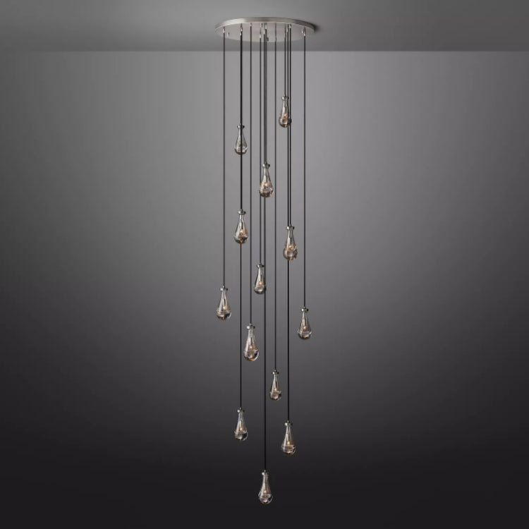 Raindrop Round Chandelier D36" - Yami Lightings