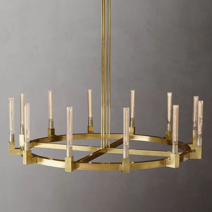 Cornelius Candlestick Round Chandelier 60" - Yami Lightings