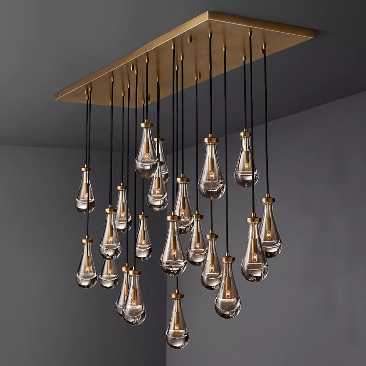 Raindrop Linear Chandelier 72" - Yami Lightings