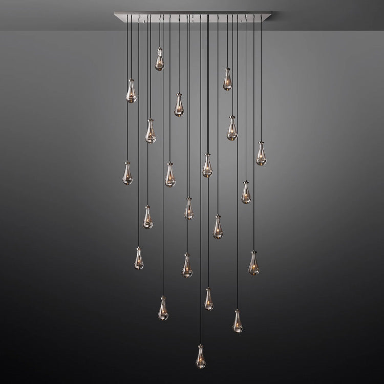 Raindrop Linear Chandelier 72" - Yami Lightings