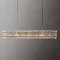 Marcia Glass Rectangular Chandelier 72" - Yami Lightings