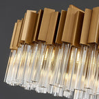 Kubica Oval Crystal Chandelier - Yami Lightings