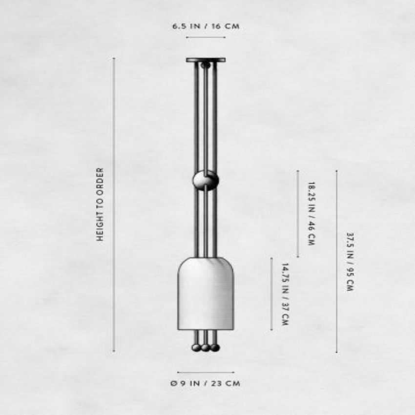 APPARATUS LANTERN 1 PENDANT