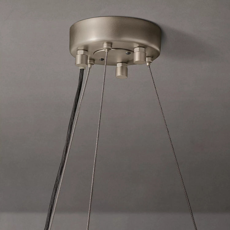 Luxury Crystal Halo Round Chandelier - Yami Lightings