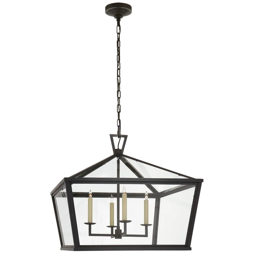 Garner Medium Wide Hanging Lantern Pendant Outdoor