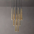 Artemis Round Tapered Tubular Chandelier 30" - Yami Lightings