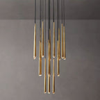 Artemis Round Tapered Tubular Chandelier 30" - Yami Lightings