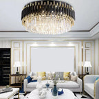 Sheila Flush Mount Crystal Chandelier - Yami Lightings