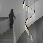 20-Light Modern LED High Ceiling Chandelier
