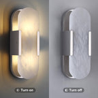 Oval Shaped Alabaster Wall Sconces 13.8" 19.7"