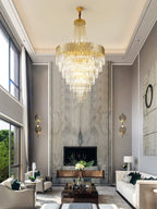 William Multi Tier Crystal Chandelier - Yami Lightings