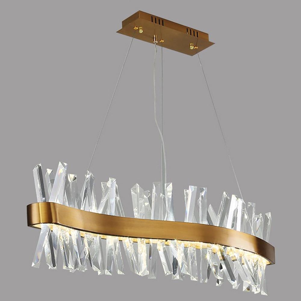 Arsenio Wave Crystal Chandelier - Yami Lightings