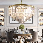 Modern Round K9 Crystal Chandeliers - Yami Lightings
