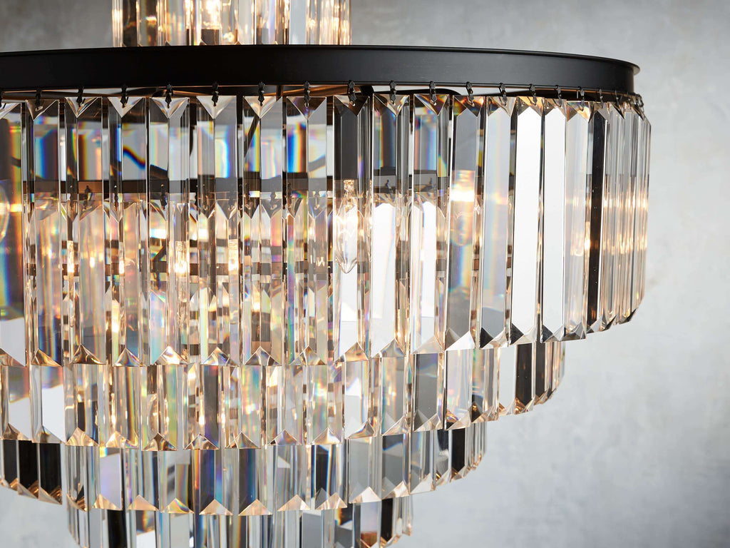 Tasunke Crystal Round Chandelier