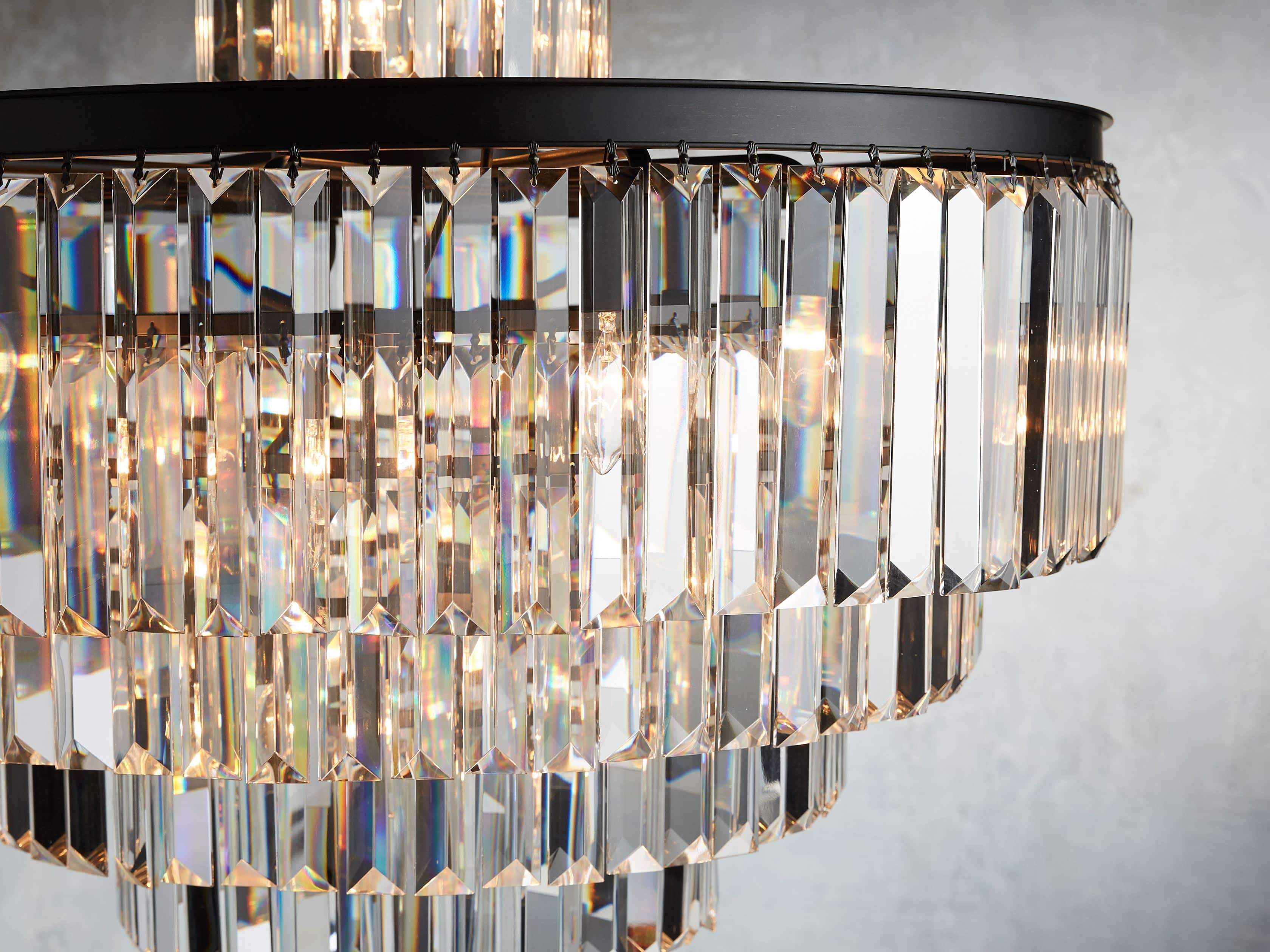 Tasunke Crystal Round Chandelier
