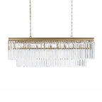 Tasunke Crystal Rectangular Chandelier