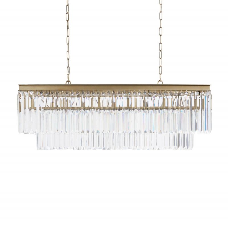 Tasunke Crystal Rectangular Chandelier