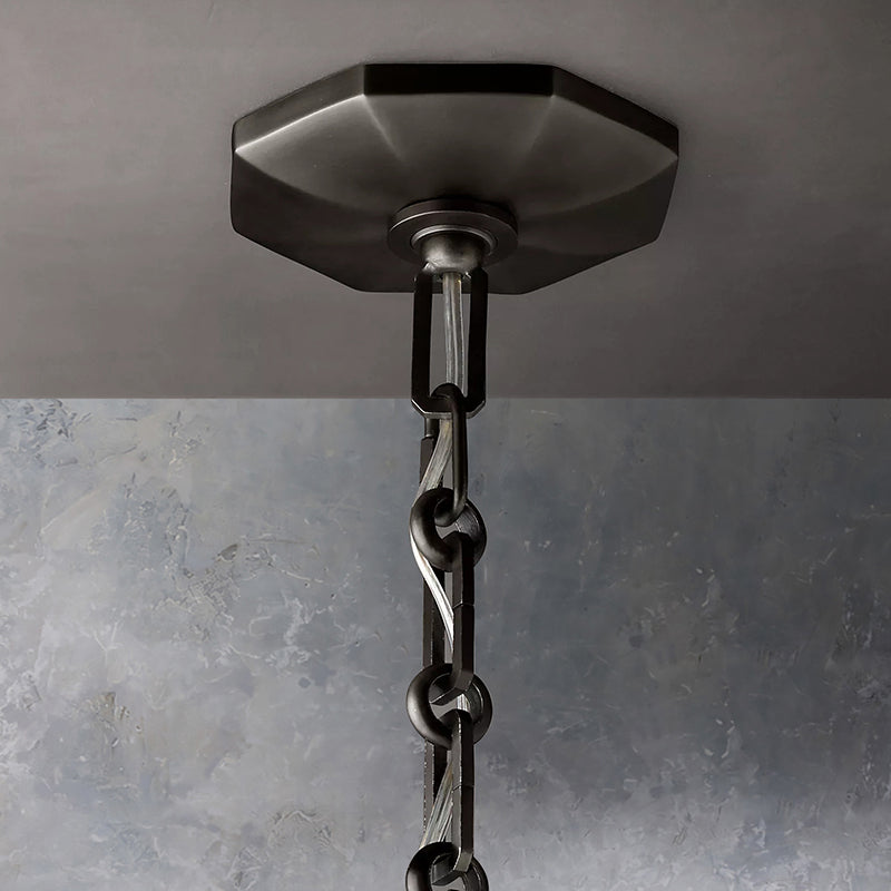 Bonnie Faceted Crystal Prisms Round Chandelier - Yami Lightings