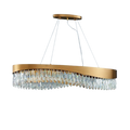 Ariana OvaL Crystal Chandelier - Yami Lightings