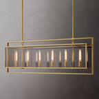 Beckman Rectangular Chandelier 54" - Yami Lightings