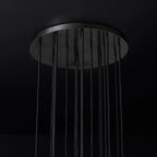 Belle De Crystal Ball Round Cluster Chandelier 19" - Yami Lightings