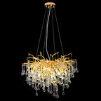 Modern Crystal Branch Raindrop Chandelier - Yami Lightings