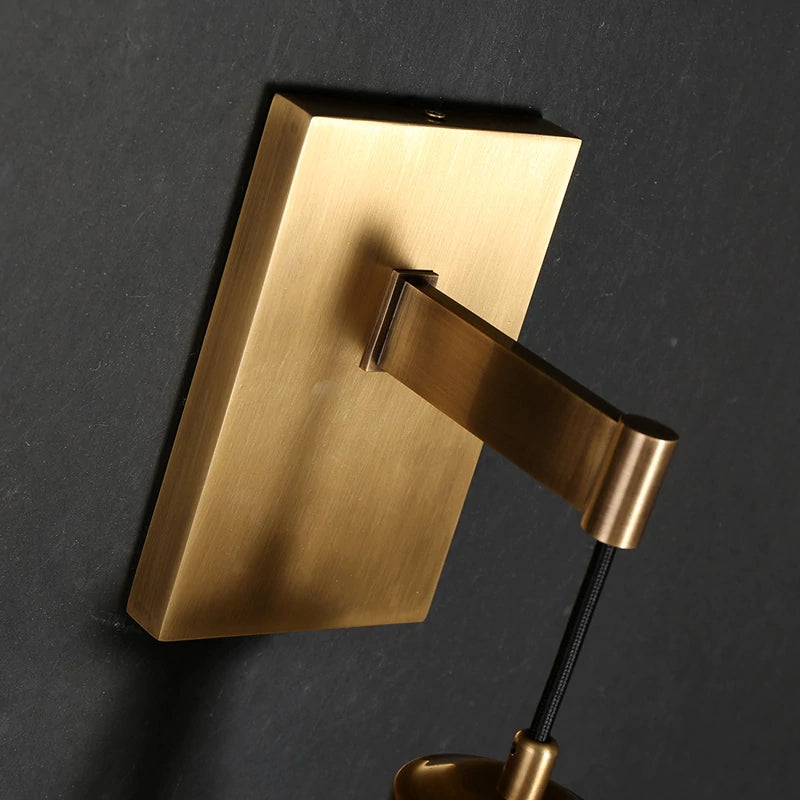 Raindrop Sconce VintageBrass - Yami Lightings