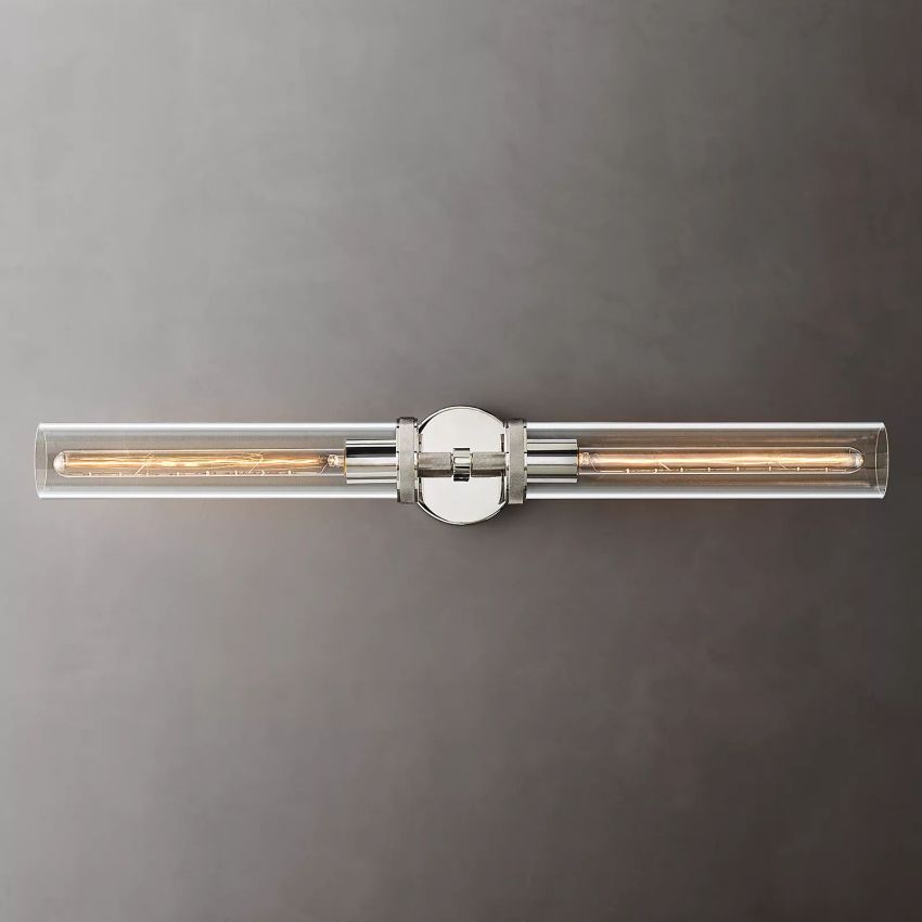 Lambert Knurled Grand Linear Sconce - Yami Lightings