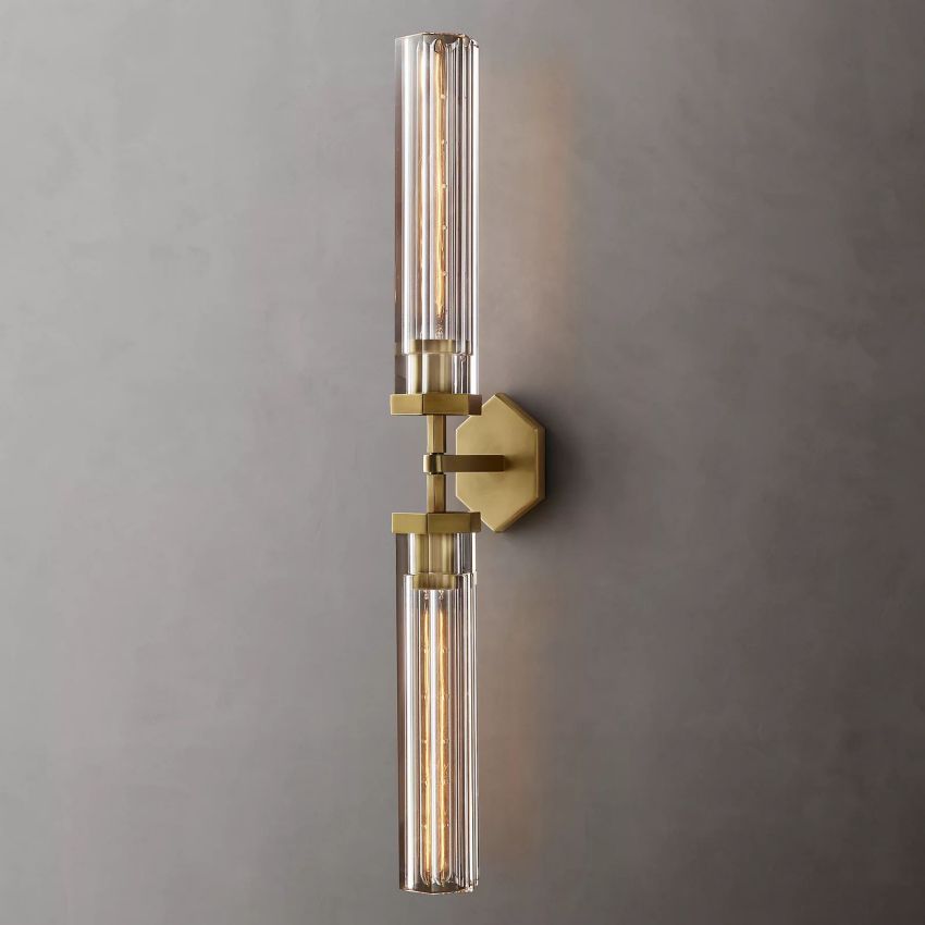 Lambert Hexagonal Grand Linear Sconce - Yami Lightings