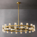 Industrial Round Crystal Chandelier - Yami Lightings