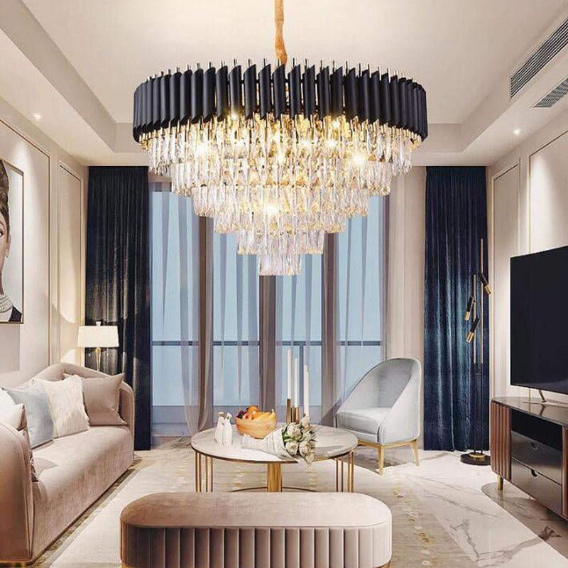Sheila Conical Crystal Chandelier - Yami Lightings