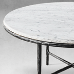 Thaddeus Marble Round Dining Table