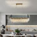 Flavian Rectangular Crystal Chandelier - Yami Lightings