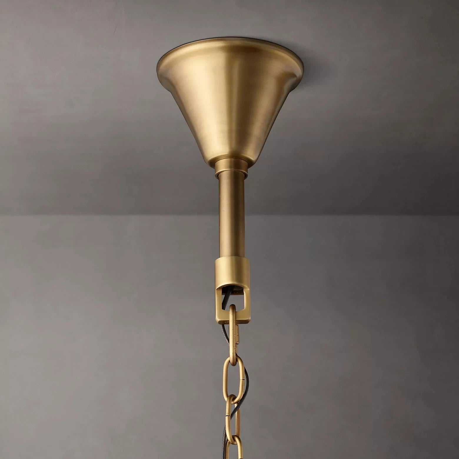 Marcia Glass TWO-TIER Round Chandelier D37" - Yami Lightings