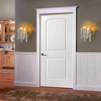 Ice Strip Crystal Gold Wall Sconce for All Rooms 17.7"H