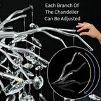 Ice Eyes Tree Branch Chandelier for All rooms 47"