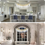 Snow Tree Branches Linear Chandelier for All Rooms 55''