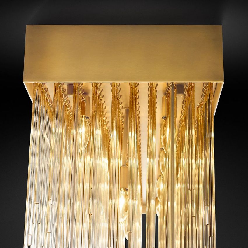 Cascade Square Chandelier 54" - Yami Lightings