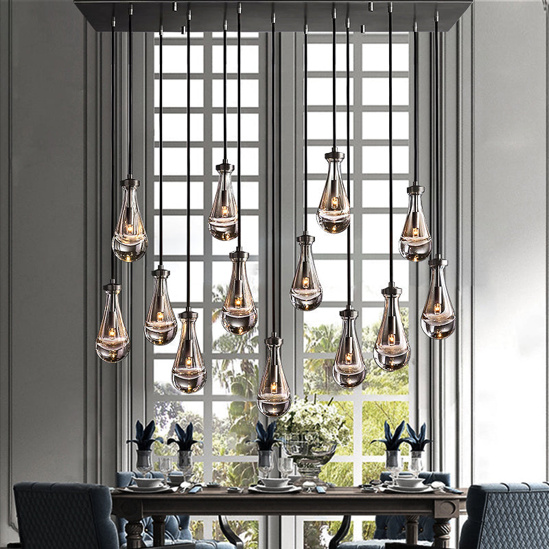 Raindrop Linear Chandelier 54" - Yami Lightings