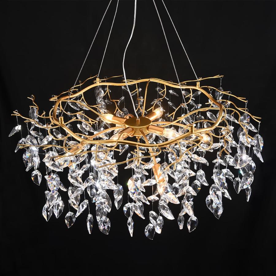Doris Round Modern Branch Chandeliers - Yami Lightings