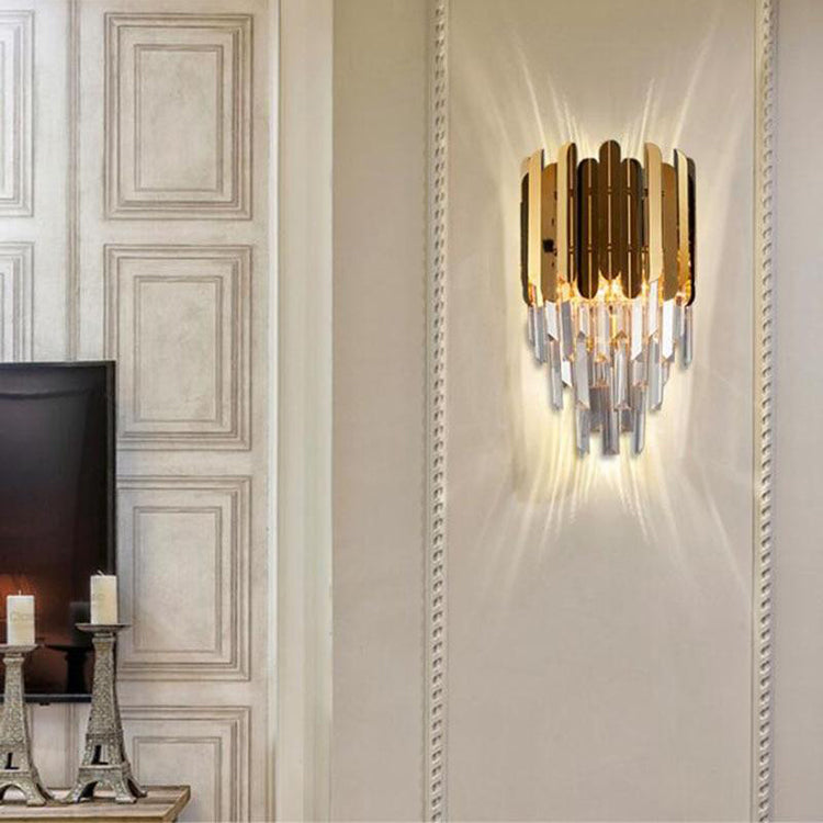 Kubica Crystal Wall Sconce - Yami Lightings