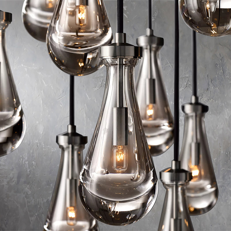 Raindrop Round Chandelier D60" - Yami Lightings