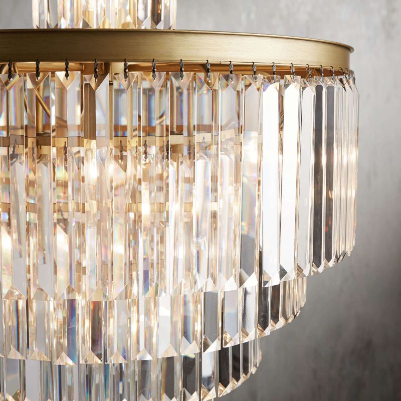 Tasunke Crystal Round Chandelier