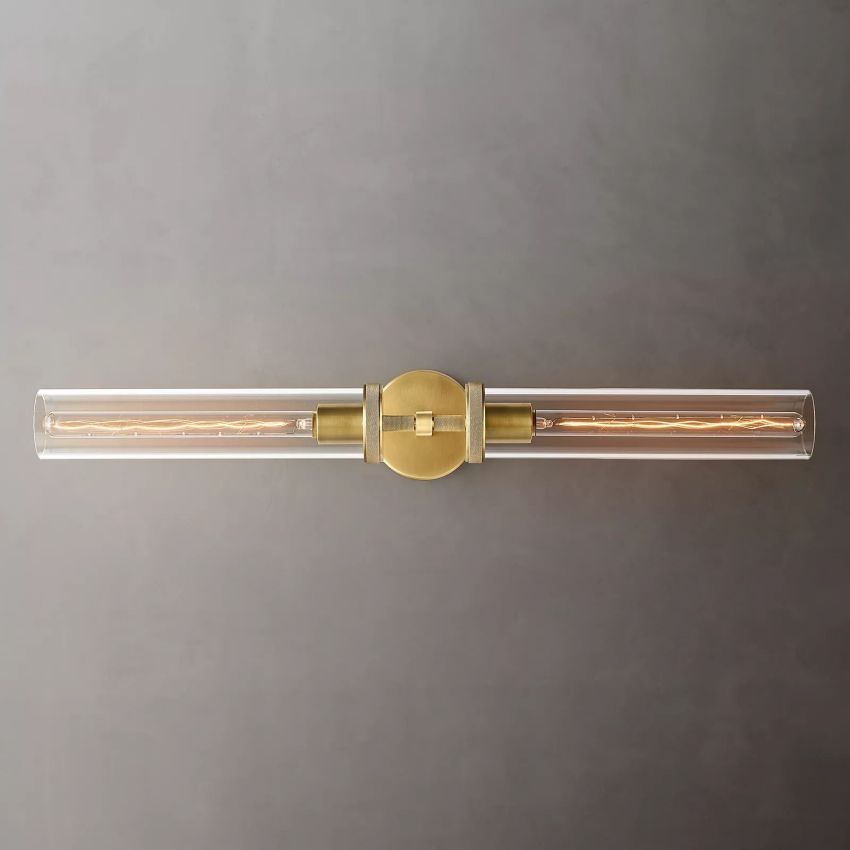 Lambert Knurled Grand Linear Sconce - Yami Lightings