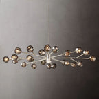 Belle De Crystal Ball Oval Chandelier 72" - Yami Lightings